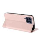 For Samsung Galaxy M53 5G Embossed Multi-functional Wallet Retro Leather Phone Case(Pink) - 3