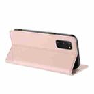 For Samsung Galaxy S20 FE 4G / 5G Embossed Multi-functional Wallet Retro Leather Phone Case(Pink) - 3