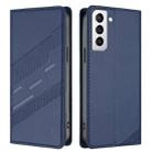 For Samsung Galaxy S21+ 5G Embossed Multi-functional Wallet Retro Leather Phone Case(Dark Blue) - 2