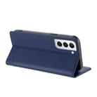For Samsung Galaxy S21+ 5G Embossed Multi-functional Wallet Retro Leather Phone Case(Dark Blue) - 3