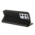 For Samsung Galaxy S21 Ultra 5G Embossed Multi-functional Wallet Retro Leather Phone Case(Black) - 3
