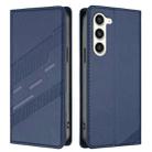 For Samsung Galaxy S23 5G Embossed Multi-functional Wallet Retro Leather Phone Case(Dark Blue) - 2