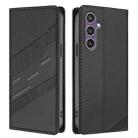 For Samsung Galaxy S23 FE 5G Embossed Multi-functional Wallet Retro Leather Phone Case(Black) - 2