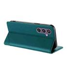 For Samsung Galaxy S23 FE 5G Embossed Multi-functional Wallet Retro Leather Phone Case(Dark Green) - 3