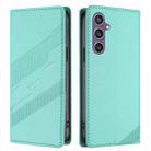 For Samsung Galaxy S23 FE 5G Embossed Multi-functional Wallet Retro Leather Phone Case(Mint Green) - 2