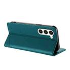 For Samsung Galaxy S23+ 5G Embossed Multi-functional Wallet Retro Leather Phone Case(Dark Green) - 3