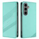 For Samsung Galaxy S24+ 5G Embossed Multi-functional Wallet Retro Leather Phone Case(Mint Green) - 2