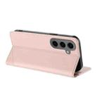For Samsung Galaxy S24+ 5G Embossed Multi-functional Wallet Retro Leather Phone Case(Pink) - 3