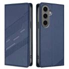 For Samsung Galaxy S24+ 5G Embossed Multi-functional Wallet Retro Leather Phone Case(Dark Blue) - 2