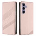 For Samsung Galaxy S24 FE 5G Embossed Multi-functional Wallet Retro Leather Phone Case(Pink) - 2