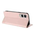 For Samsung Galaxy S25 Edge 5G Embossed Multi-functional Wallet Retro Leather Phone Case(Pink) - 3