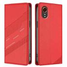 For Samsung Galaxy XCover7 5G Global Embossed Multi-functional Wallet Retro Leather Phone Case(Red) - 2