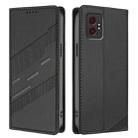 For Samsung Galaxy XCover 7 Pro Embossed Multi-functional Wallet Retro Leather Phone Case(Black) - 2