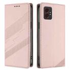 For Samsung Galaxy XCover 7 Pro Embossed Multi-functional Wallet Retro Leather Phone Case(Pink) - 2