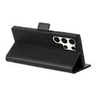 For Samsung Galaxy S23 Ultra 5G Embossed Multi-functional Side Suction Wallet Retro Leather Phone Case(Black) - 3
