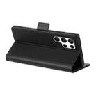 For Samsung Galaxy S24 Ultra 5G Embossed Multi-functional Side Suction Wallet Retro Leather Phone Case(Black) - 3