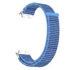 For Huawei Band 10 / 9 / 8 Metal Connector Nylon Loop Hook and Loop Fastener Watch Band(Cape Blue) - 3