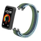 For Huawei Band 10 / 9 / 8 Metal Connector Nylon Loop Hook and Loop Fastener Watch Band(Deep Blue) - 2