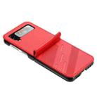 For Samsung Galaxy Z Flip4 5G Embossed Multi-functional Wallet Retro Leather Phone Case(Red) - 3