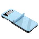 For Samsung Galaxy Z Flip4 5G Embossed Multi-functional Wallet Retro Leather Phone Case(Light Blue) - 3