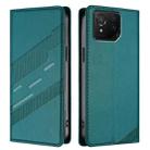 For Asus ROG Phone 8 Pro Embossed Multi-functional Wallet Retro Leather Phone Case(Dark Green) - 2