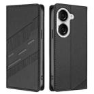 For Asus Zenfone 10 Embossed Multi-functional Wallet Retro Leather Phone Case(Black) - 2
