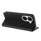 For Asus Zenfone 10 Embossed Multi-functional Wallet Retro Leather Phone Case(Black) - 3