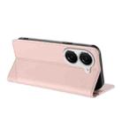 For Asus Zenfone 10 Embossed Multi-functional Wallet Retro Leather Phone Case(Pink) - 3