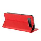 For Asus ROG Phone 7 Pro Embossed Multi-functional Wallet Retro Leather Phone Case(Red) - 3