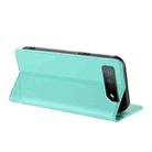 For Asus ROG Phone 7 Pro Embossed Multi-functional Wallet Retro Leather Phone Case(Mint Green) - 3