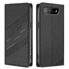 For Asus ROG Phone 7 Embossed Multi-functional Wallet Retro Leather Phone Case(Black) - 2