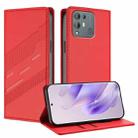 For Blackview A55 Pro Embossed Multi-functional Wallet Retro Leather Phone Case(Red) - 1