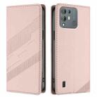 For Blackview A55 Pro Embossed Multi-functional Wallet Retro Leather Phone Case(Pink) - 2
