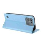 For Blackview A55 Pro Embossed Multi-functional Wallet Retro Leather Phone Case(Light Blue) - 3