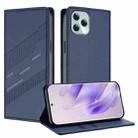For Blackview A95 Embossed Multi-functional Wallet Retro Leather Phone Case(Dark Blue) - 1