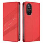 For Blackview A200 Pro Embossed Multi-functional Wallet Retro Leather Phone Case(Red) - 2