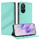 For Blackview A200 Pro Embossed Multi-functional Wallet Retro Leather Phone Case(Mint Green) - 1