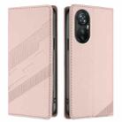 For Blackview A200 Pro Embossed Multi-functional Wallet Retro Leather Phone Case(Pink) - 2