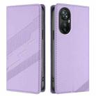 For Blackview A200 Pro Embossed Multi-functional Wallet Retro Leather Phone Case(Light Purple) - 2