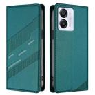 For Blackview Color 8 Embossed Multi-functional Wallet Retro Leather Phone Case(Dark Green) - 2