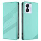 For Blackview Color 8 Embossed Multi-functional Wallet Retro Leather Phone Case(Mint Green) - 2
