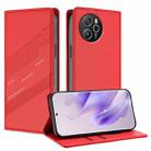 For Blackview Shark 8 Embossed Multi-functional Wallet Retro Leather Phone Case(Red) - 1