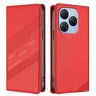 For Blackview Shark 9 Embossed Multi-functional Wallet Retro Leather Phone Case(Red) - 2