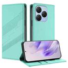 For Blackview Shark 9 Embossed Multi-functional Wallet Retro Leather Phone Case(Mint Green) - 1