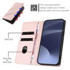 For Cubot A30 Embossed Multi-functional Wallet Retro Leather Phone Case(Pink) - 3
