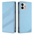For Cubot Note 40 Embossed Multi-functional Wallet Retro Leather Phone Case(Light Blue) - 2