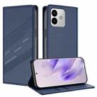 For Cubot Note 40 Embossed Multi-functional Wallet Retro Leather Phone Case(Dark Blue) - 1