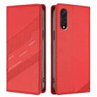 For Cubot X70 Embossed Multi-functional Wallet Retro Leather Phone Case(Red) - 2