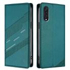 For Cubot X70 Embossed Multi-functional Wallet Retro Leather Phone Case(Dark Green) - 2