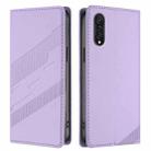 For Cubot X70 Embossed Multi-functional Wallet Retro Leather Phone Case(Light Purple) - 2